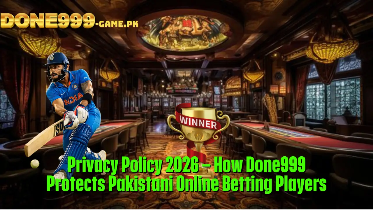 Privacy Policy 2026 – How Done999 Protects Pakistani Online Betting Players 1 Privacy Policy 2026 – How Done999 Protects Pakistani Online Betting Players